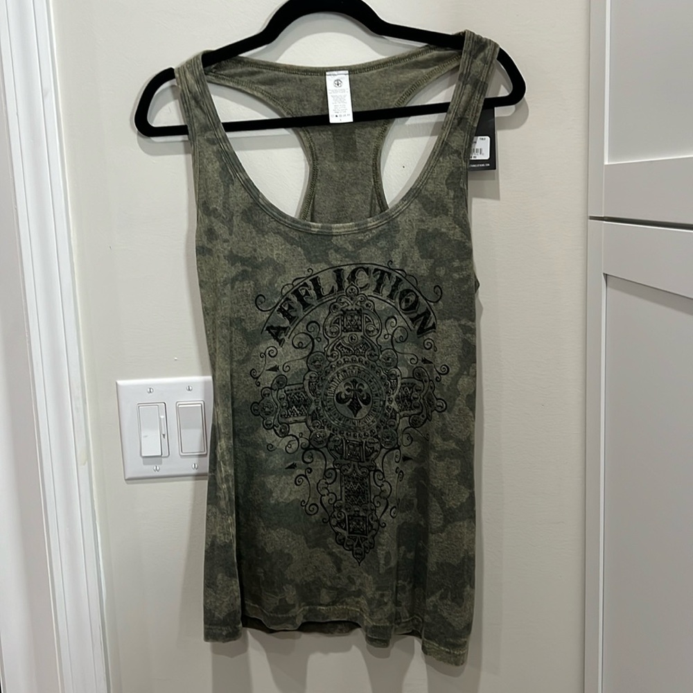 Affliction Women’s tank. Size large